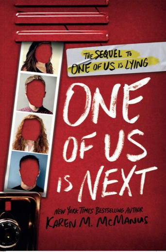 Book cover for One of us is next